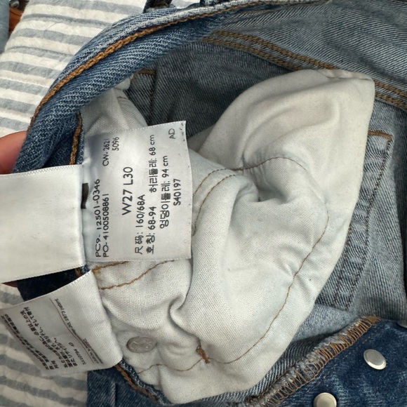 Levi’s 501 straight jeans. Button up. W27 L30 - Picture 2 of 5